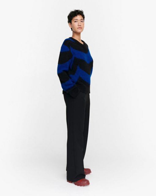 Marimekko Puronvarsi Laine Knit Blue