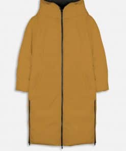Rino & Pelle Keila Reversible Long Padded Coat Black