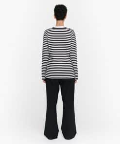 Marimekko Pitkähiha Tasaraita T-Shirt Black