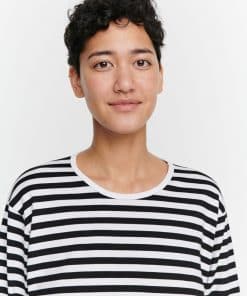 Marimekko Pitkähiha Tasaraita T-Shirt Black