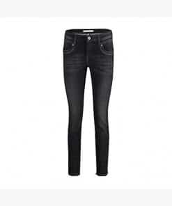 Red Button Sissy Black Denim & Embroidery