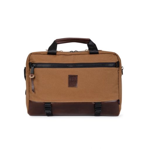 Topo Designs Commuter Briefcase Heritage Canvas Dark Khaki