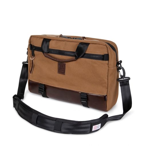 Topo Designs Commuter Briefcase Heritage Canvas Dark Khaki