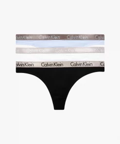 Calvin Klein Radiant Cotton 3-Pack Thong Set