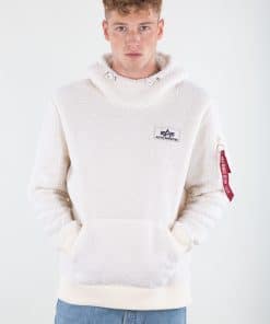 Alpha Industries Teddy Hoody White