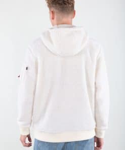 Alpha Industries Teddy Hoody White
