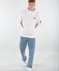Alpha Industries Teddy Hoody White