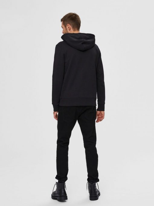 Selected Homme Jackson Hood Sweat Black