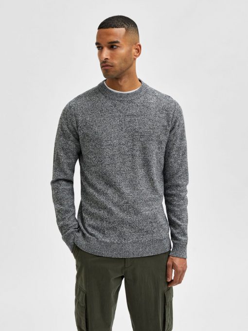 Selected Homme Eklon Crew Pullover Black
