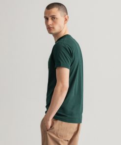 Gant Archive Shield T-shirt Tartan Green