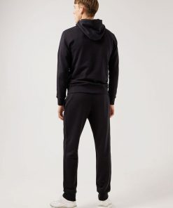 J.Lindeberg Throw Patch Hoodie Black
