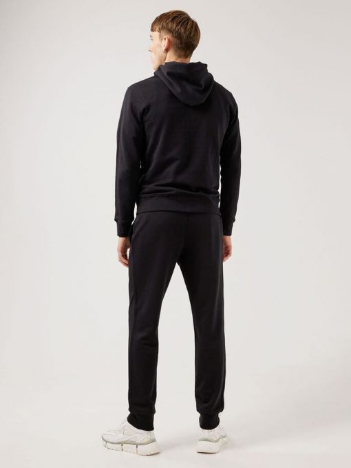 J.Lindeberg Throw Patch Hoodie Black