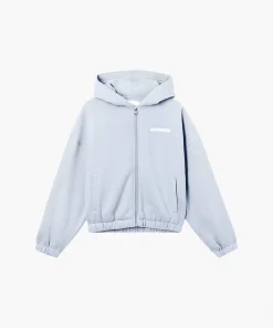 Calvin Klein Micro Flock Zip Through Marble Grey