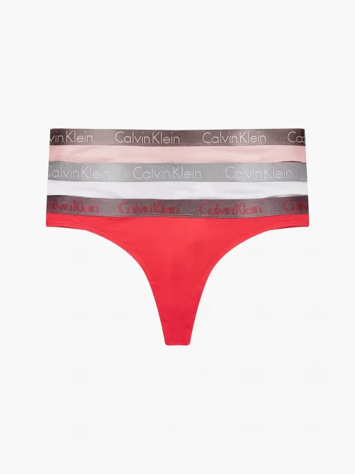 Calvin Klein Radiant Cotton 3-Pack Thong Set