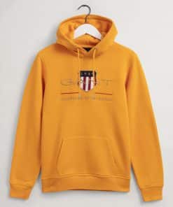 Gant Archive Shield Hoodie Medal Yellow