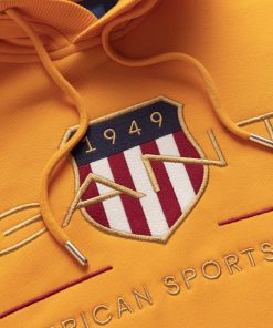 Gant Archive Shield Hoodie Medal Yellow