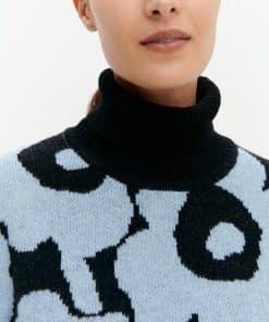 Marimekko Tausta Unikko Knitted Vest Blue