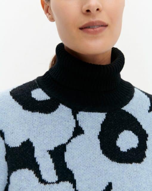 Marimekko Tausta Unikko Knitted Vest Blue