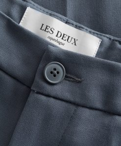 Les Deux Como Light Reg Suit Pants Turbulence Blue