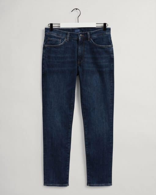 Gant Hayes Slim Fit Jeans Dark Blue Worn In