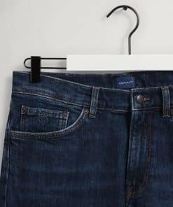 Gant Hayes Slim Fit Jeans Dark Blue Worn In