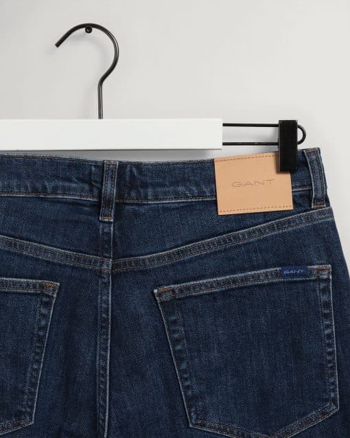 Gant Hayes Slim Fit Jeans Dark Blue Worn In