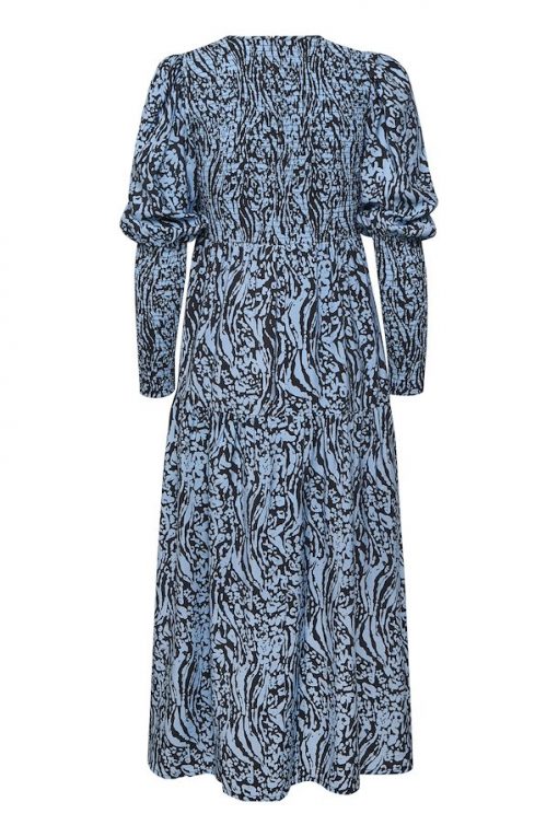 Gestuz Morianagz Long Dress Leo Art Glacier Laker