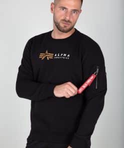 Alpha Industries Alpha Label Sweater Black