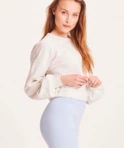 Knowledge Cotton Apparel NUANCE BY NATURE™ Erica Sweatshirt Buttercream