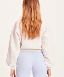 Knowledge Cotton Apparel NUANCE BY NATURE™ Erica Sweatshirt Buttercream