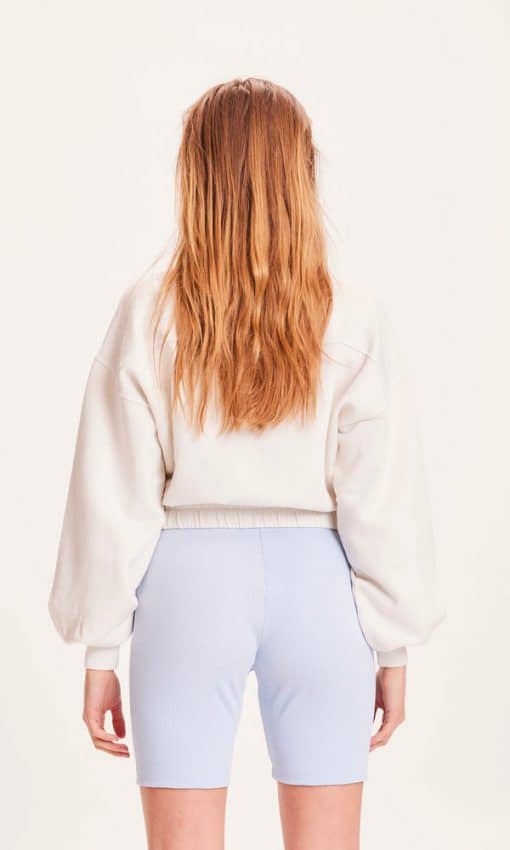Knowledge Cotton Apparel NUANCE BY NATURE™ Erica Sweatshirt Buttercream