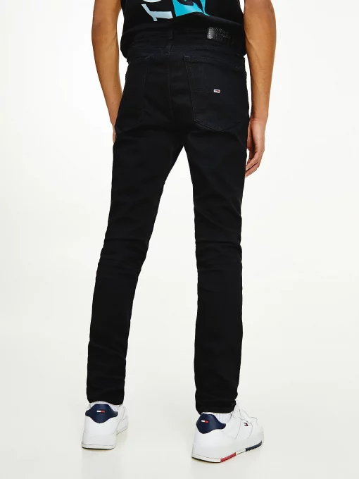 Tommy Jeans Simon Skinny Fit Black Jeans New Black Stretch