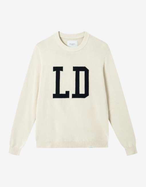 Les Deux LD Intarsia Knit Ivory