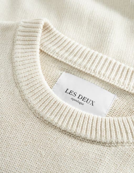 Les Deux LD Intarsia Knit Ivory