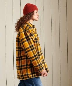 Superdry Overshirt Jacket Yellow Check