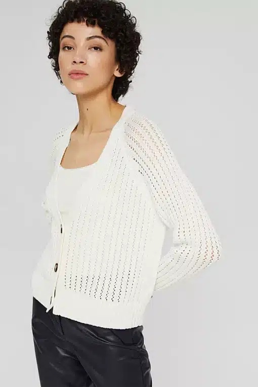 Esprit Knit Cardigan Offwhite