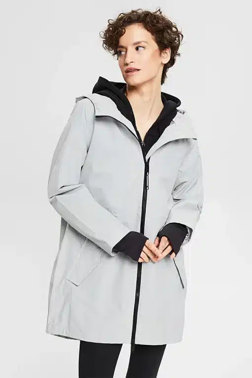 Esprit Parka Jacket Pastel Grey