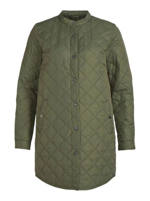 Vila Trish Quilted Jacket Four Leaf Clover