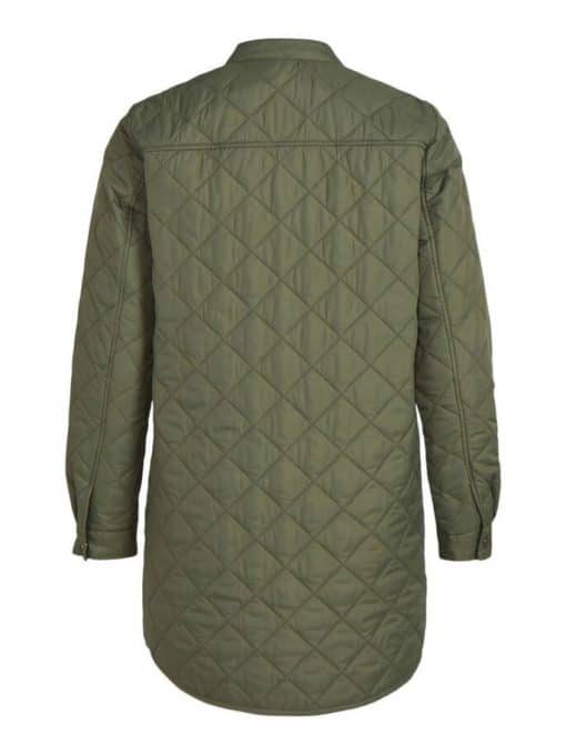 Vila Trish Quilted Jacket Four Leaf Clover
