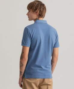 Gant Original Pique Rugger Denim Blue Melange