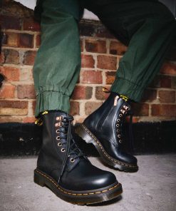 Dr. Martens 1460 Pascal Rosegold Hardware Boots Black Wanama