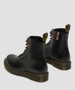Dr. Martens 1460 Pascal Rosegold Hardware Boots Black Wanama