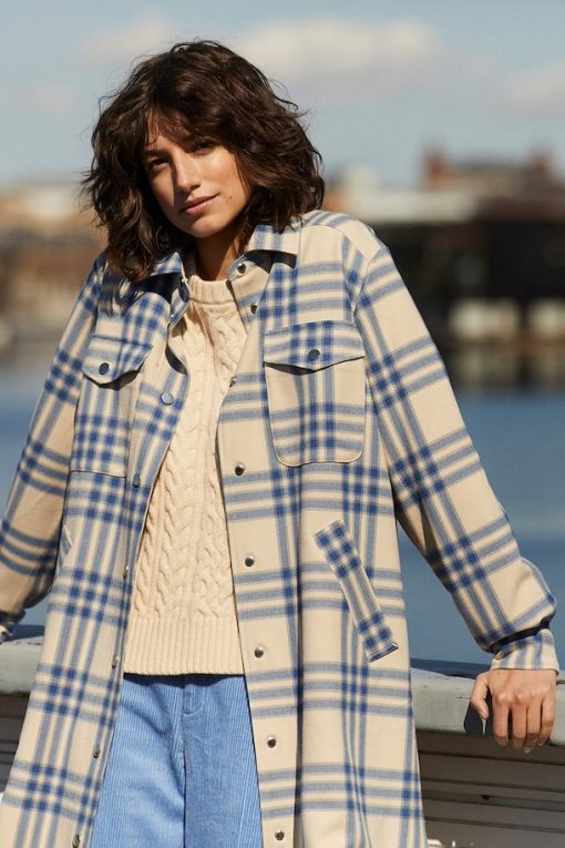 Part Two Kirstens Jacket Dutch Blue Check