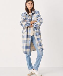 Part Two Kirstens Jacket Dutch Blue Check