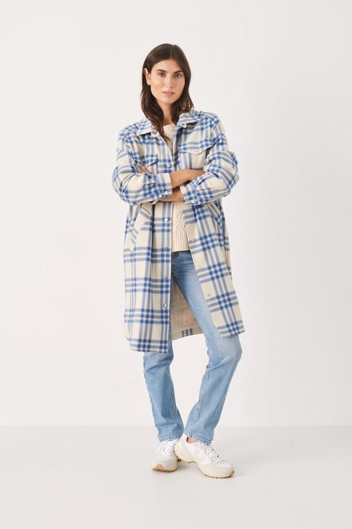 Part Two Kirstens Jacket Dutch Blue Check
