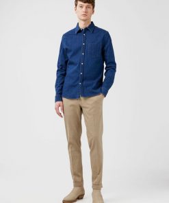 J.Lindeberg Ike Denim Slim Fit Shirt Limoges