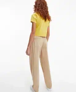 Calvin Klein Monogram Baby Tee Super Yellow
