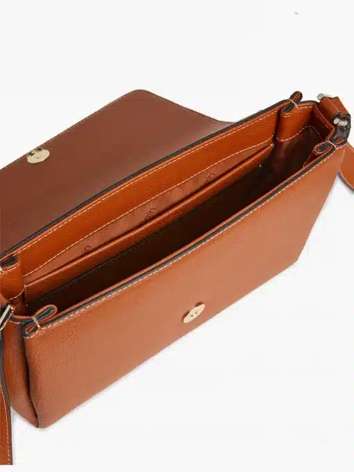 Calvin Klein Dressed Crossbody Bag Cognac