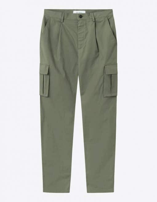 Les Deux Parker Twill Cargo Pants Olive Night