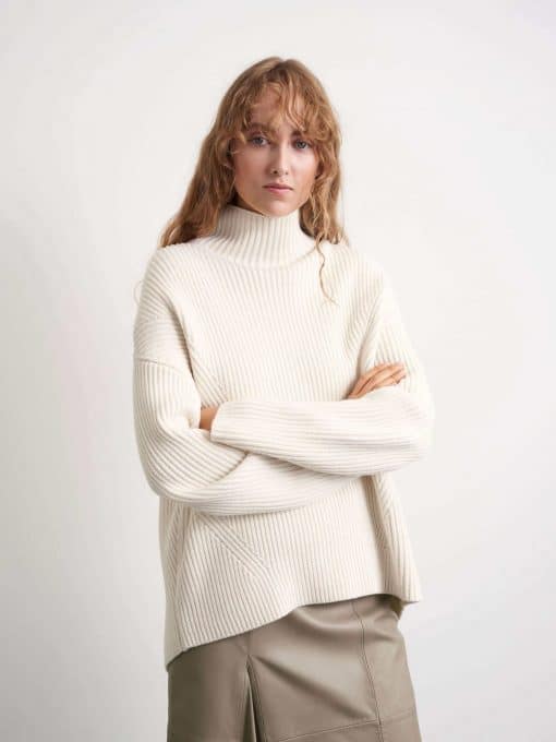 Tiger of Sweden Feya R Pullover Winter White